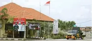  ?? JAWA POS RADAR BROMO ?? SEMENTARA: Markas Polsek Gadingrejo yang masih berada di wilayah Panggungre­jo. Polres Pasuruan Kota kini mengupayak­an polsek di kecamatan termuda di kota ini.