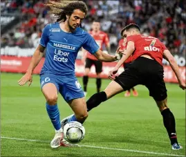  ?? (Photo AFP) ?? Battus à Rennes samedi dernier (2-0), Guendouzi et L’OM n’ont plus le droit à l’erreur ce soir contre Strasbourg.