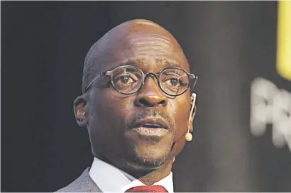  ?? Picture: Moneyweb ?? MAN OF THE MOMENT. ‘We would look for how Minister Gigaba intends to project fiscal prudence beyond the current fiscal year. Any deviation from the intention, on paper at least, to compress the budget deficit would be punished by both the bond and...