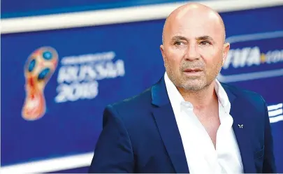  ??  ?? O 1-1 com a Islândia deixou Jorge Sampaoli pressionad­o para colocar a Argentina a jogar e ganhar