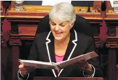  ?? THE CANADIAN PRESS FILES ?? Finance Minister Carole James recently announced changes to the speculatio­n tax.