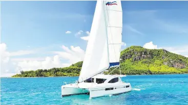  ?? — MOORINGS ?? An excellent way to explore the Seychelles is on a Moorings catamaran that you can sail yourself or hire with a captain and chef.