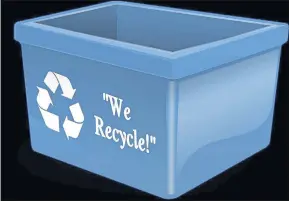  ?? PIXABAY ?? Recycling is just one way you can contribute to green living.