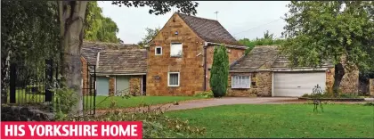  ??  ?? Home: Arthur Scargill still lives in this £600,000, three-bedroom house after it was bought by his daughter HIS YORKSHIRE HOME