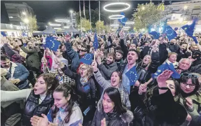  ?? Foto: David Revenga ?? Der Vorentsche­id lockt tausende ESC-Fans in die Stadt.