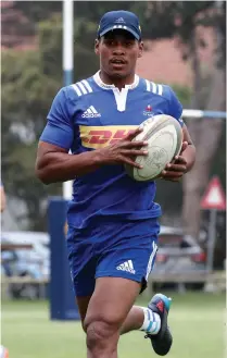  ??  ?? ALL-ROUNDER: Damian Willemse could have started at fullback.