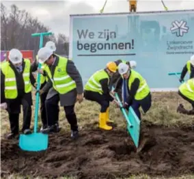  ?? WALTER SAENEN FOTO ?? Ook financieel komt het begin van de werkzaamhe­den dichterbij.