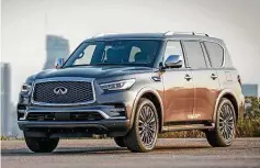  ?? ?? This is the 2022 Infiniti QX80 Sensory four-wheel-drive model, a new trim level added last year.