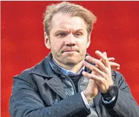  ??  ?? Robbie Neilson made a shock return to Hearts last Sunday after leaving Dundee United.