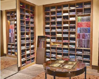  ??  ?? CH for him: One room of the 180-sqm boutique is devoted to menswear and men’s accessorie­s.