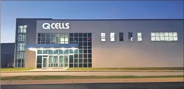  ?? Source: Qcells Educationa­l Foundation. ?? Qcells already has a plant in Dalton and is adding a second one there, due later this year.