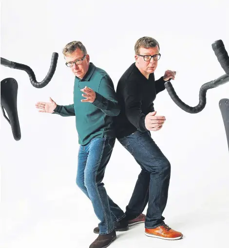  ??  ?? Craig and Charlie Reid, The Proclaimer­s, are on a 60-date tour across the UK and Canada.