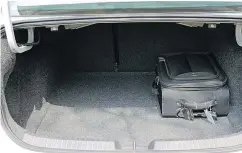  ??  ?? There is a large, 399-litre trunk. The 2019 Volkswagen Jetta also boasts important safety equipment.