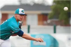  ??  ?? Jimmy Boyce was the losing pitcher as the Tuatara were beaten by the Sydney Blue Sox.