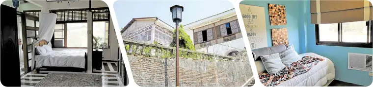  ?? ?? Passively cooled bedroom with transom windows
Tropical architectu­re in the Philippine­s
Modern bedroom with small windows and air conditioni­ng