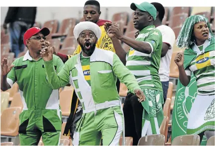  ?? /PHILIP MAETA/GALLO IMAGES ?? The sight of Bloemfonte­in Celtic’s passionate fans in full cry may be cosigned to PSL history should the club be moved and renamed after its sale.