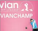  ?? FOTO: AP ?? Sin Evian Championsh­ip este 2020