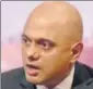  ?? REUTERS ?? Sajid Javid