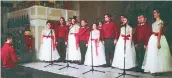  ??  ?? The Fidelis Choir
