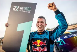  ?? ?? Timmy Hansen took his first round victory of the 2022 campaign