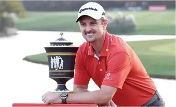  ??  ?? Justin Rose a remporté le tournoi HSBC-Champions, hier, en Chine.