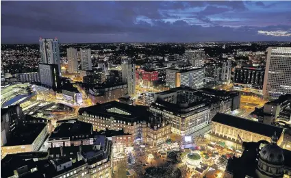  ??  ?? > Savills says top office rents in Birmingham city centre have risen in 2016 and returned to pre-recession levels
