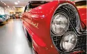  ??  ?? A 1960 Lincoln Continenta­l Mark V convertibl­e is on display.