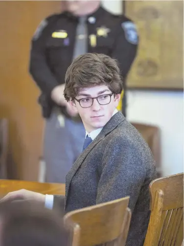  ?? FILE POOL PHOTO ?? ‘BORDERS ON FRIVOLITY’: Owen Labrie’s claims have been thrown out.