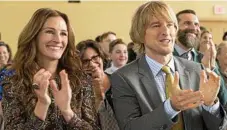  ?? PHOTO: ROADSHOW FILMS. ?? TEAR-JERKER: Julia Roberts and Owen Wilson in a scene from the movie Wonder.