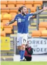  ??  ?? He’s back Stevie May