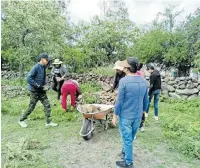  ?? CORTESÍA: DELEGACIÓN SANTA LUCÍA ?? Prevén trabajo entre habitantes