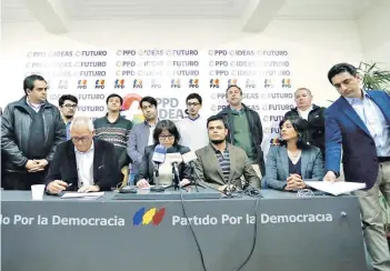  ?? FOTO: AGENCIAUNO ?? El próximo 15 de julio se realizará un consejo nacional del partido .