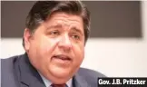  ??  ?? Gov. J.B. Pritzker