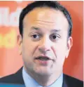  ??  ?? Expected visit: Leo Varadkar