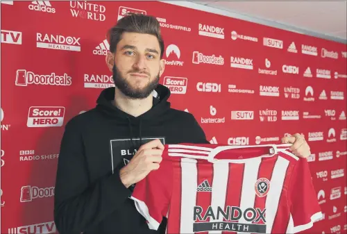  ?? WELCOME TO SHEFFIELD: PICTURE: SIMON BELLIS/SPORTIMAGE ?? Defender Charlie Goode signed for Sheffield United in the January transfer window and could feature tonight.