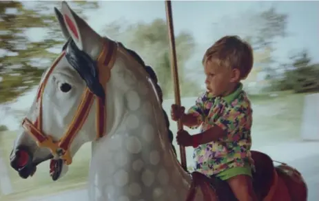  ?? ANDREW STAWICKI/TORONTO STAR FILE PHOTO ?? A child rides the carousel at Centrevill­e in the 1970s. Built by the Dentzel Company in 1907, the carousel is one of 150 of its type to have survived.