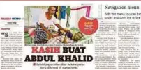  ??  ?? LAPORAN Harian Metro, 2 Disember lalu.