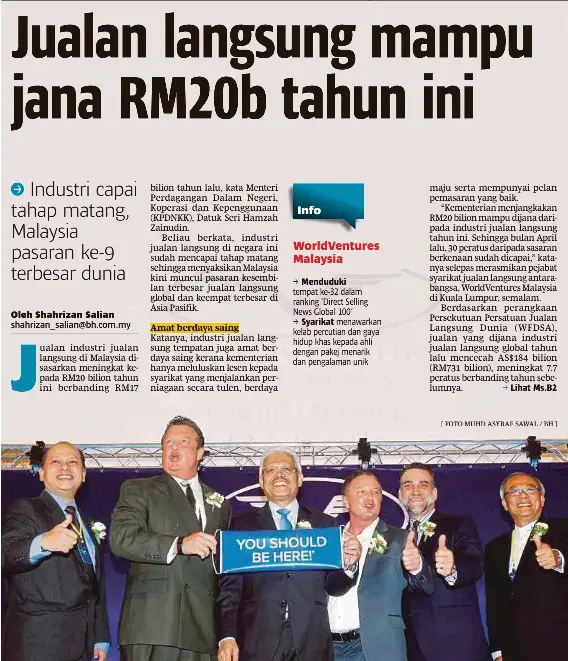 Jualan Langsung Mampu Jana Rm20b Tahun Ini Pressreader