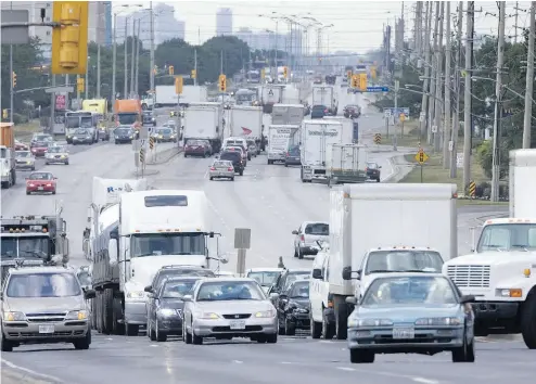  ?? ERNEST DOROSZU / POSTMEDIA NEWS FILES ?? At least one insurance company is offering motorists in Ontario and Quebec possible discounts on their auto rates by having their driving monitored through a smartphone app or telematics device that use GPS and sensors.