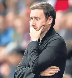  ?? PA. Picture: ?? Ian Cathro: brought in by Craig Levein in December but won only six of the 26 matches he oversaw as head coach.