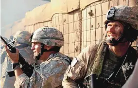  ?? COURTESY OF SCREEN MEDIA FILMS ?? Scott Eastwood, right, in “The Outpost.”