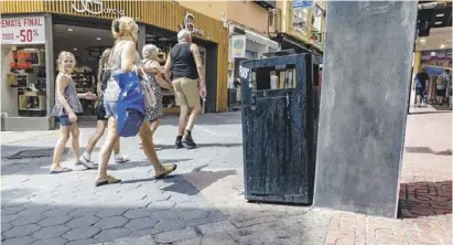  ?? Foto: David Revenga ?? Benidorm hebt die Müllgebühr extrem an, Schuld sind „die anderen“.