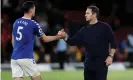  ?? Matthew Childs/Action Images/Reuters ?? Frank Lampard recalled Michael Keane for Everton’s trip to Watford. Photograph: