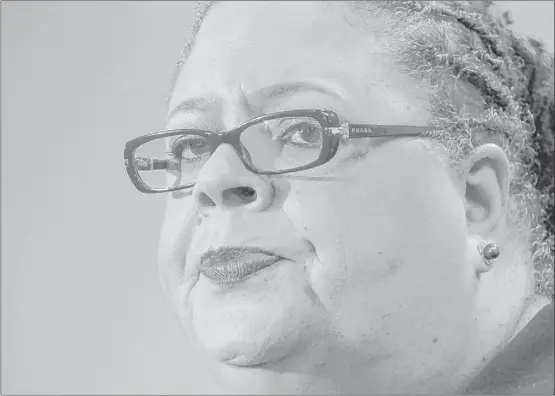  ?? | SCOTT STEWART~SUN-TIMES ?? Chicago Teachers Union President Karen Lewis (shown in August) said Wednesday that “we have some . . . problems” with the CPS offer.