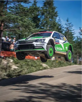  ??  ?? Above: Lappi won the WRC2 category — the same guy our very own Gaurav Gill beat to the 2013 APRC title. Right: Rallying is the de facto national sport in Finland and over 10 per cent of the population comes out to watch