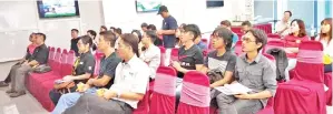  ??  ?? PESERTA ceramah yang terdiri daripada pemaju, pembeli hartanah dan pengamal media. SAW menyampaik­an ceramah mengenai Prospek Pasaran Hartanah 2018.