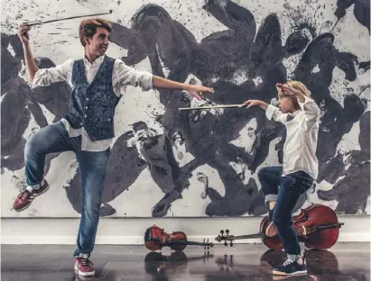  ?? Foto: Archiv ?? Die jungen Violinchel­i Brothers geben demnächst ein Konzert in Dénia.