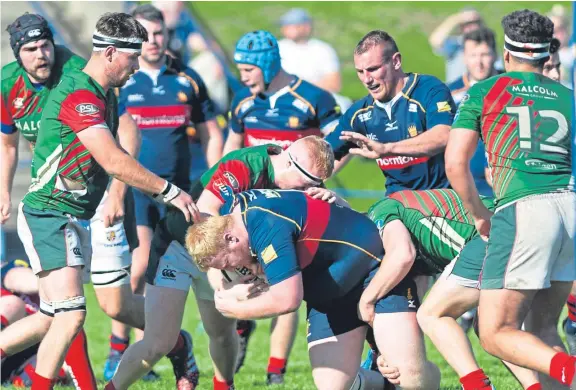  ?? Kim Cessford. ?? Dundee High, pictured in action against GHA, badly need a confidence-boosting win tomorrow against Hamilton Bulls.