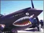  ?? KEITH KOHN / CHINA DAILY ?? A restored 12-cylinder Curtiss P-40B fighter with the tell-tale shark-jaw insignia of the Flying Tigers is on display at a Florida air show.