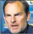  ??  ?? Ronald de Boer remains optimistic